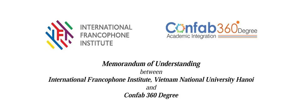 MoU with International Francophone Institute, Vietnam National University Hanoi