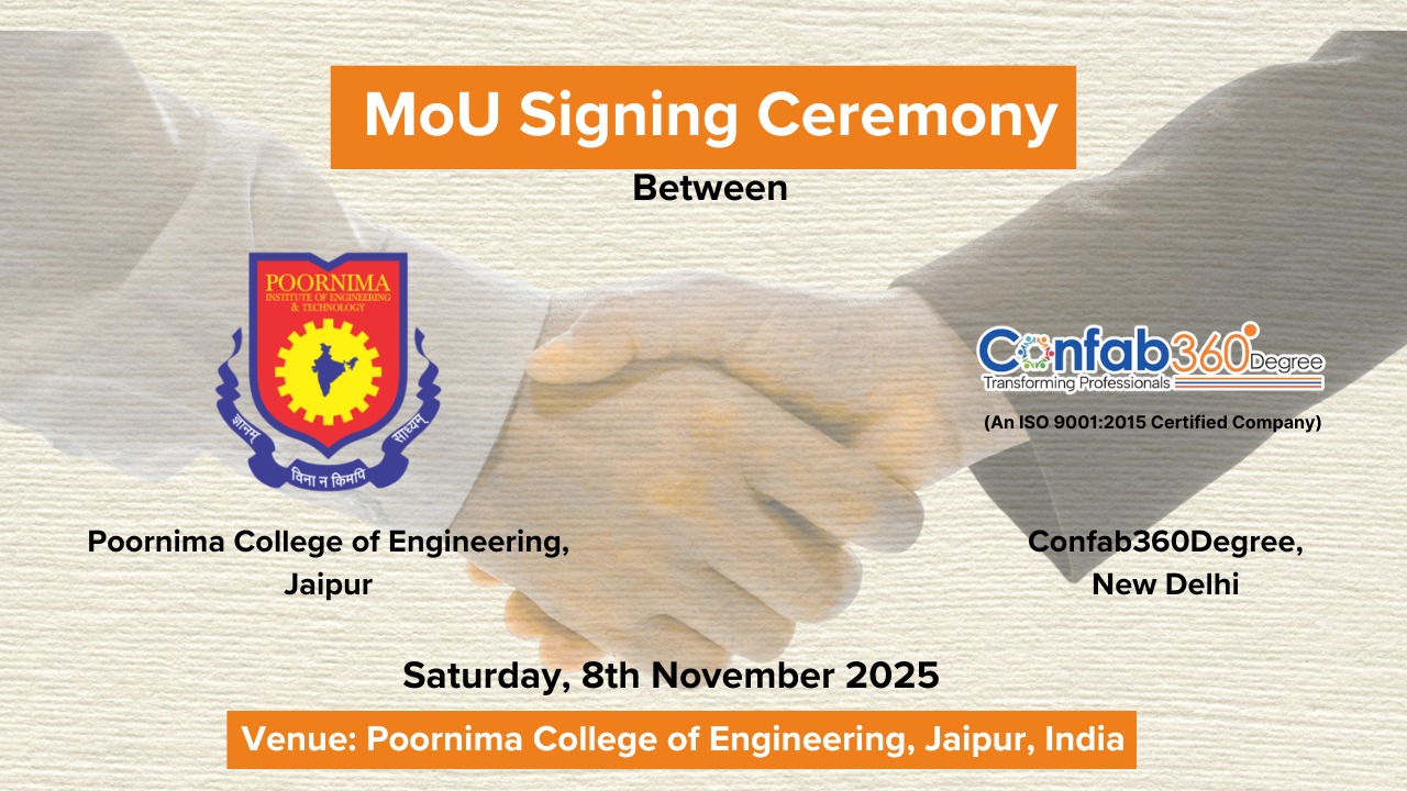 MoU Signed with Purnima College of Engineering, Pune, India - Image 1