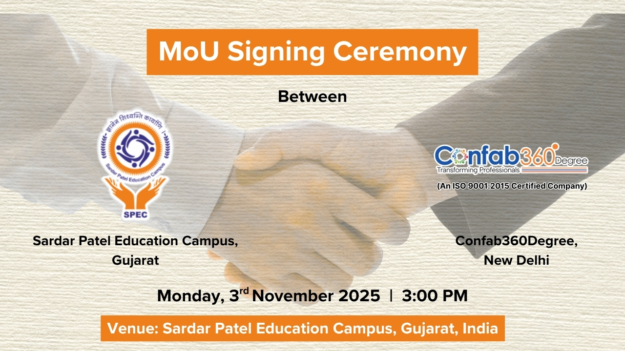 MoU Signed with Sardar Patel Education Campus, Gujarat, India - Image 1