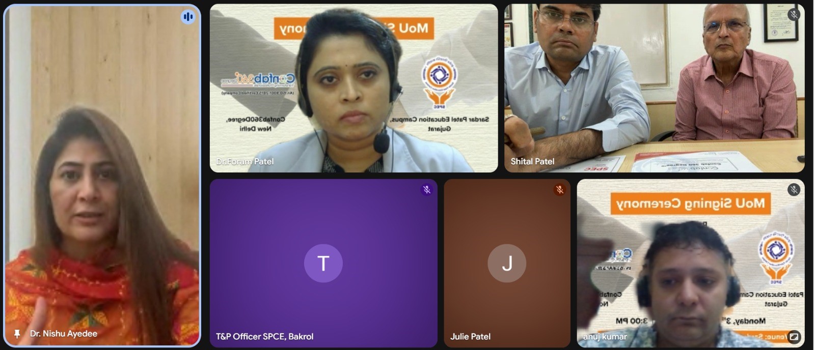 MoU Signed with Sardar Patel Education Campus, Gujarat, India - Image 2