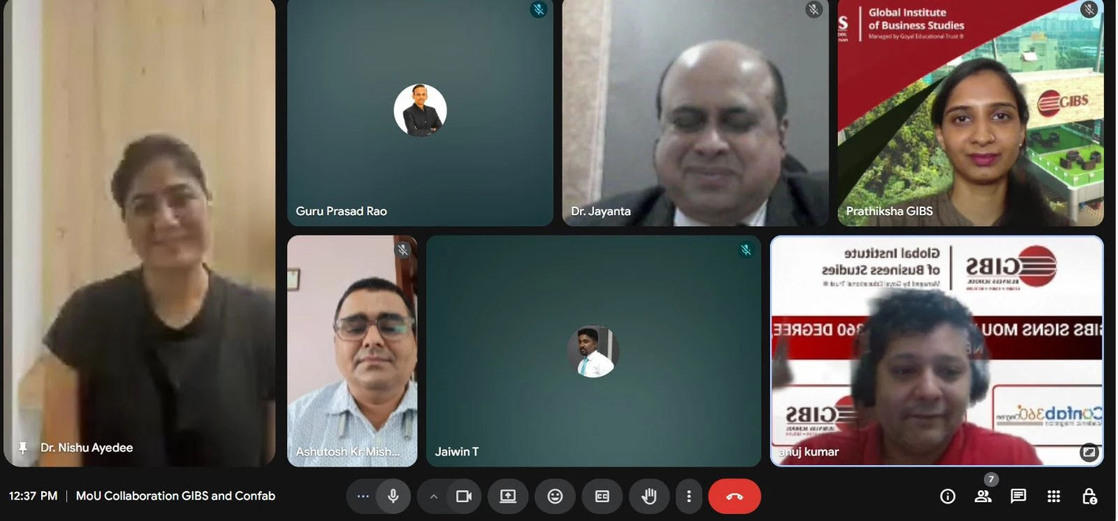 GIBS Signs MoU with Confab 360 Degree, New Delhi - Image 3