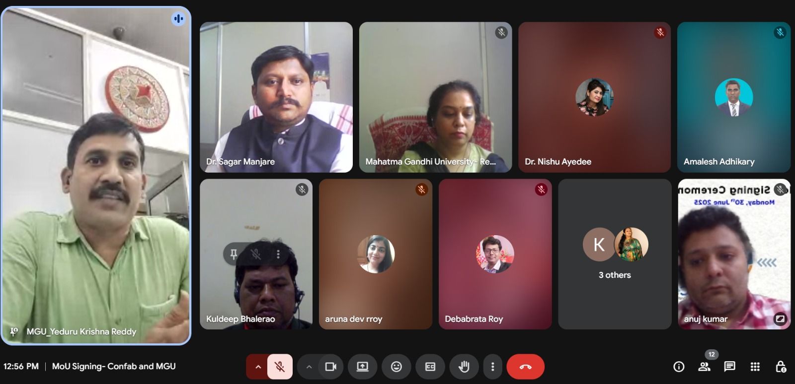 Confab 360 Degree has officially signed a Memorandum Understanding (MoU) with Mahatma Gandhi University (MGU), Meghalaya - Image 4