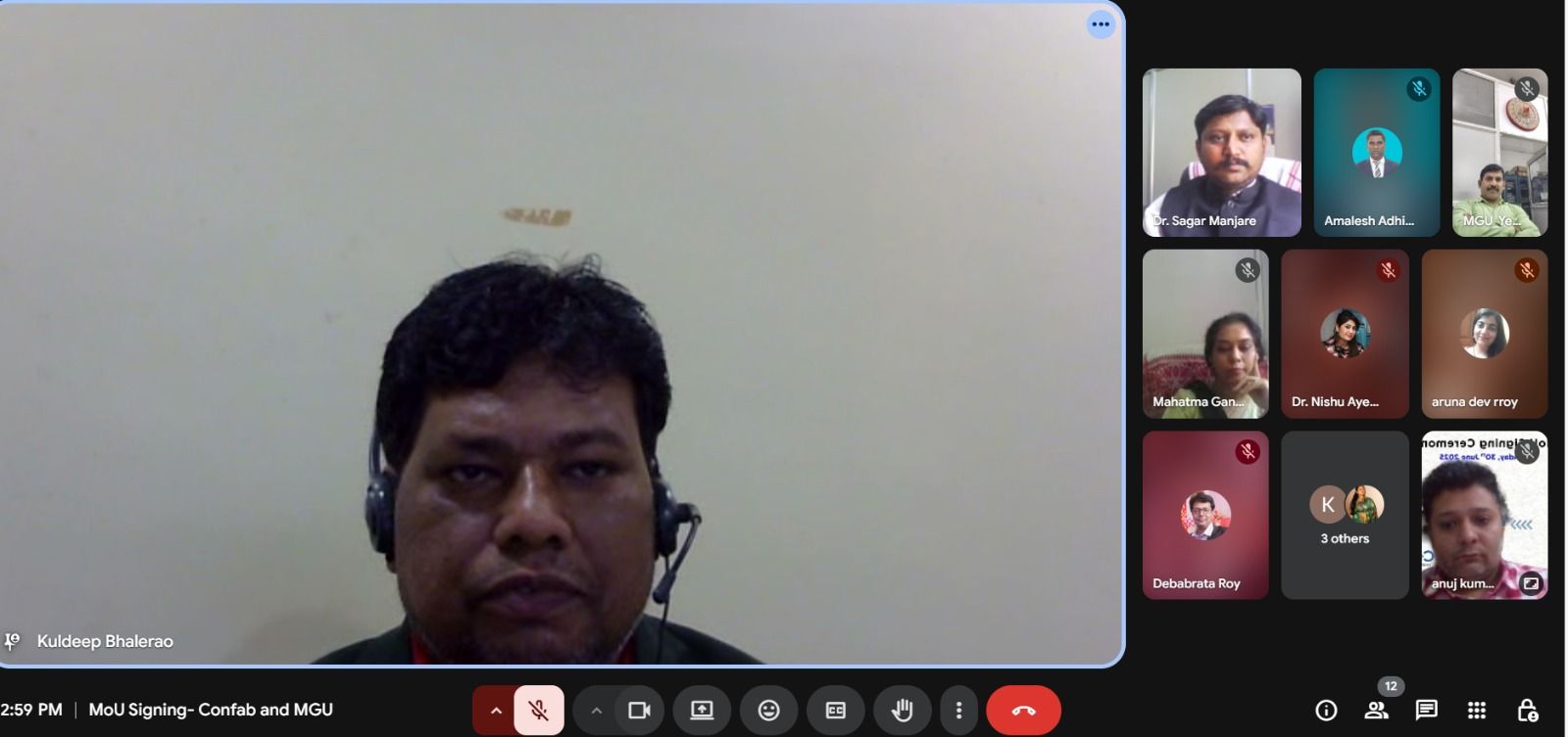 Confab 360 Degree has officially signed a Memorandum Understanding (MoU) with Mahatma Gandhi University (MGU), Meghalaya - Image 7