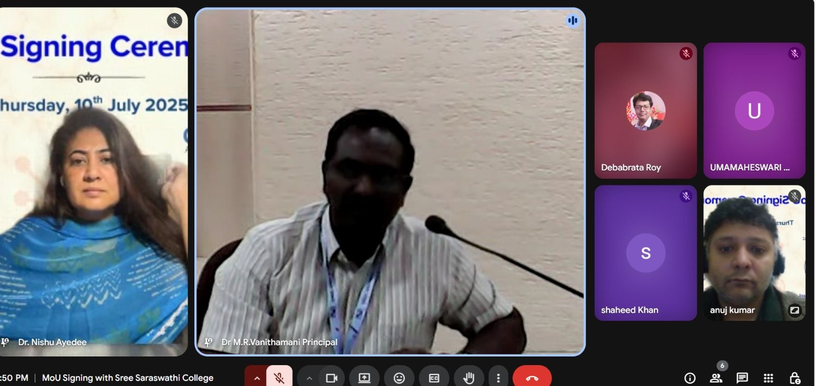 Confab 360 Degree has officially signed a Memorandum Understanding (MoU) with Sree Saraswathi Thyagaraja College, Pollachi, Tamil Nadu - Image 5