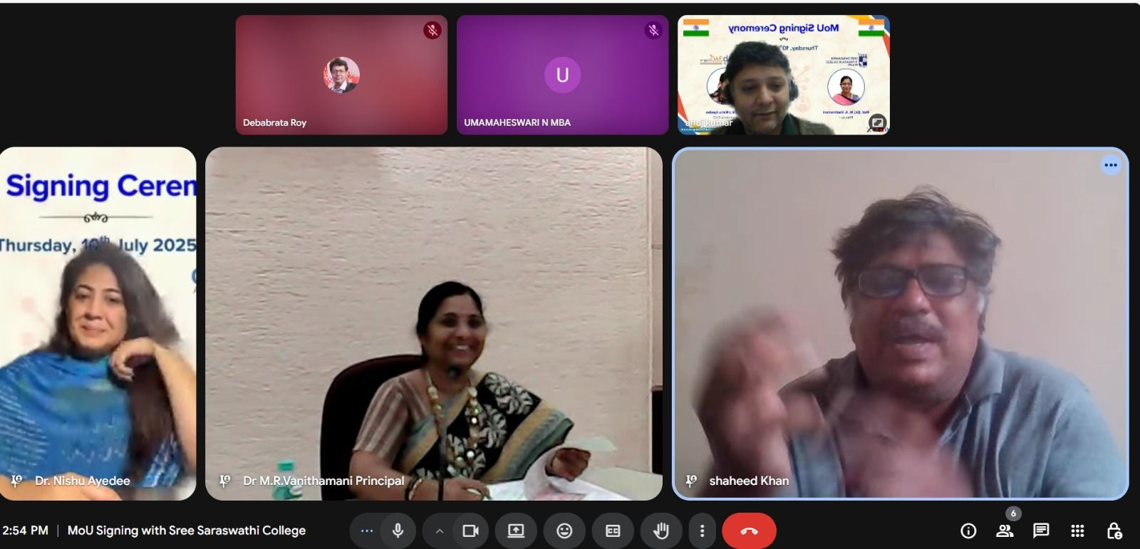 Confab 360 Degree has officially signed a Memorandum Understanding (MoU) with Sree Saraswathi Thyagaraja College, Pollachi, Tamil Nadu - Image 6