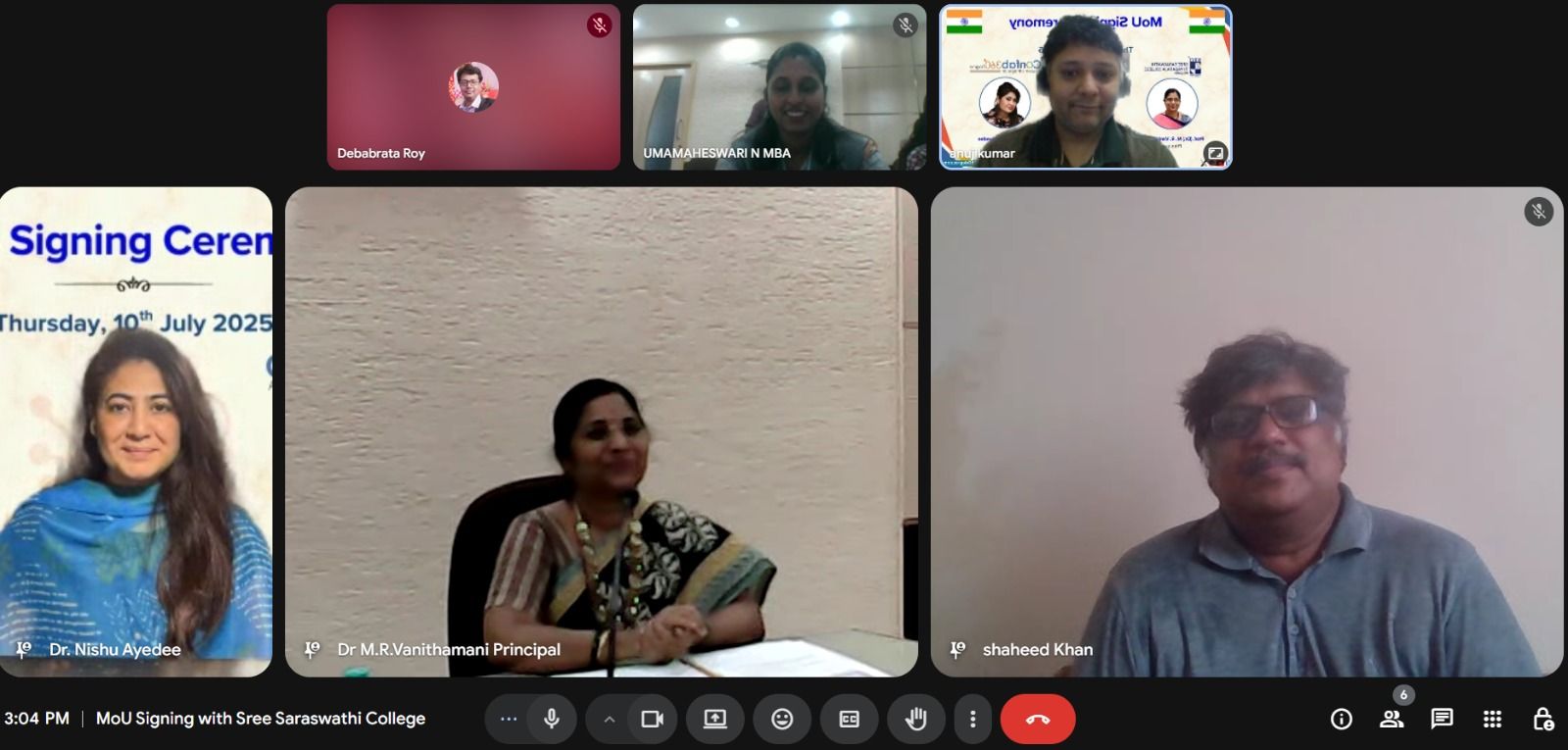 Confab 360 Degree has officially signed a Memorandum Understanding (MoU) with Sree Saraswathi Thyagaraja College, Pollachi, Tamil Nadu - Image 7