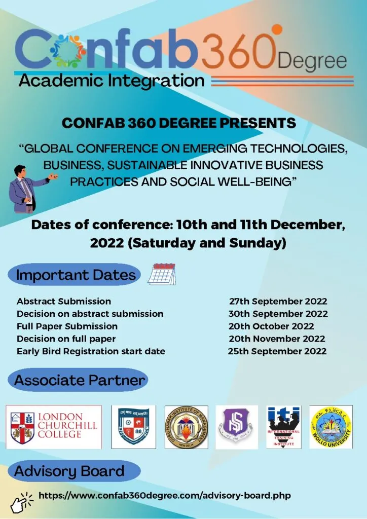 Global Conference On Emerging Technologies, Business, Sustainable Innovative Business Practices And Social Well-being - Image 1