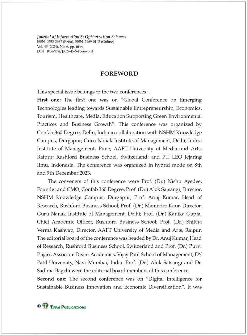 Journal of Information and Optimization Sciences (Web of Science and ABDC Indexed)_2